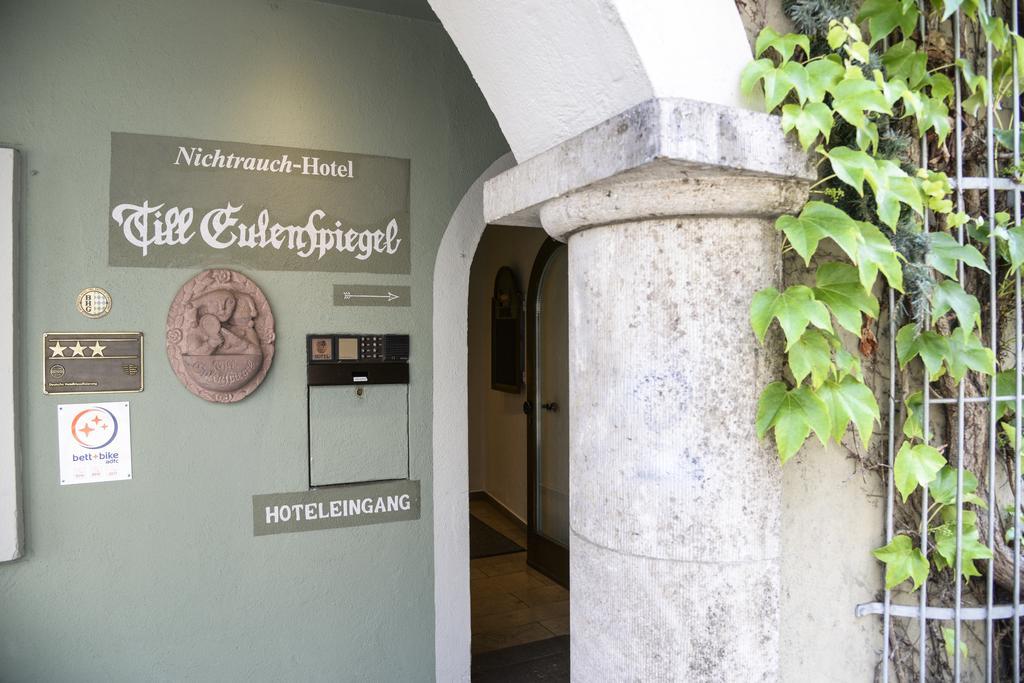 Hotel Till Eulenspiegel - Nichtrauchhotel - Garni เวิร์ซบวร์ก ภายนอก รูปภาพ